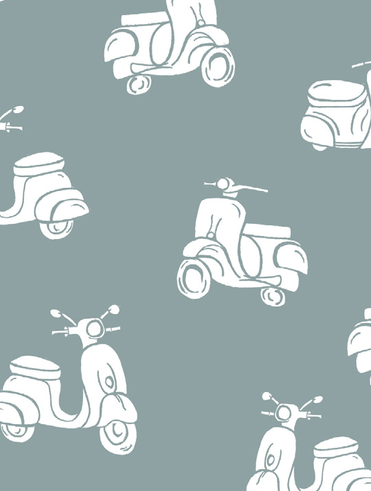 Vespa overtrek katoen
