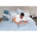 Vichy Overtrek percale katoen