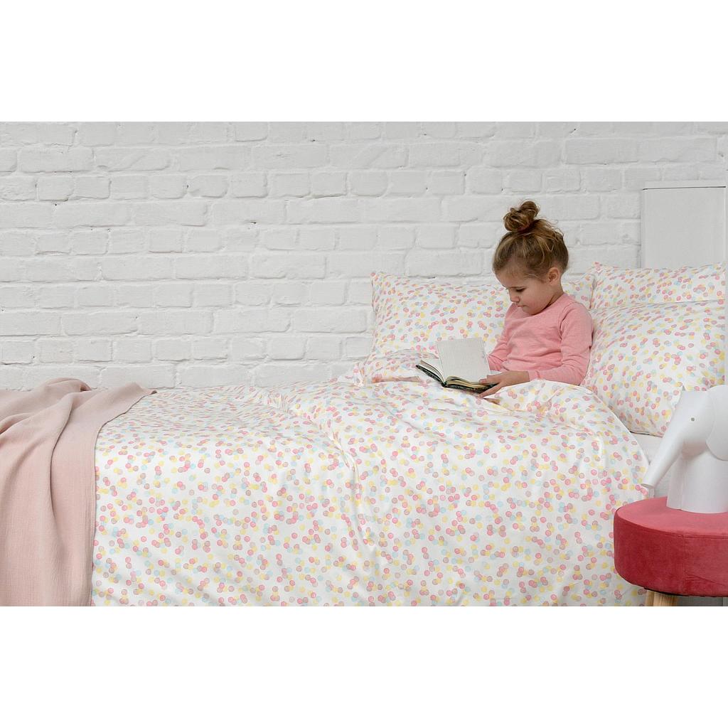 Confetti overtrek katoen