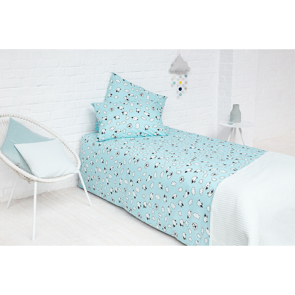 Counting sheep overtrek katoen