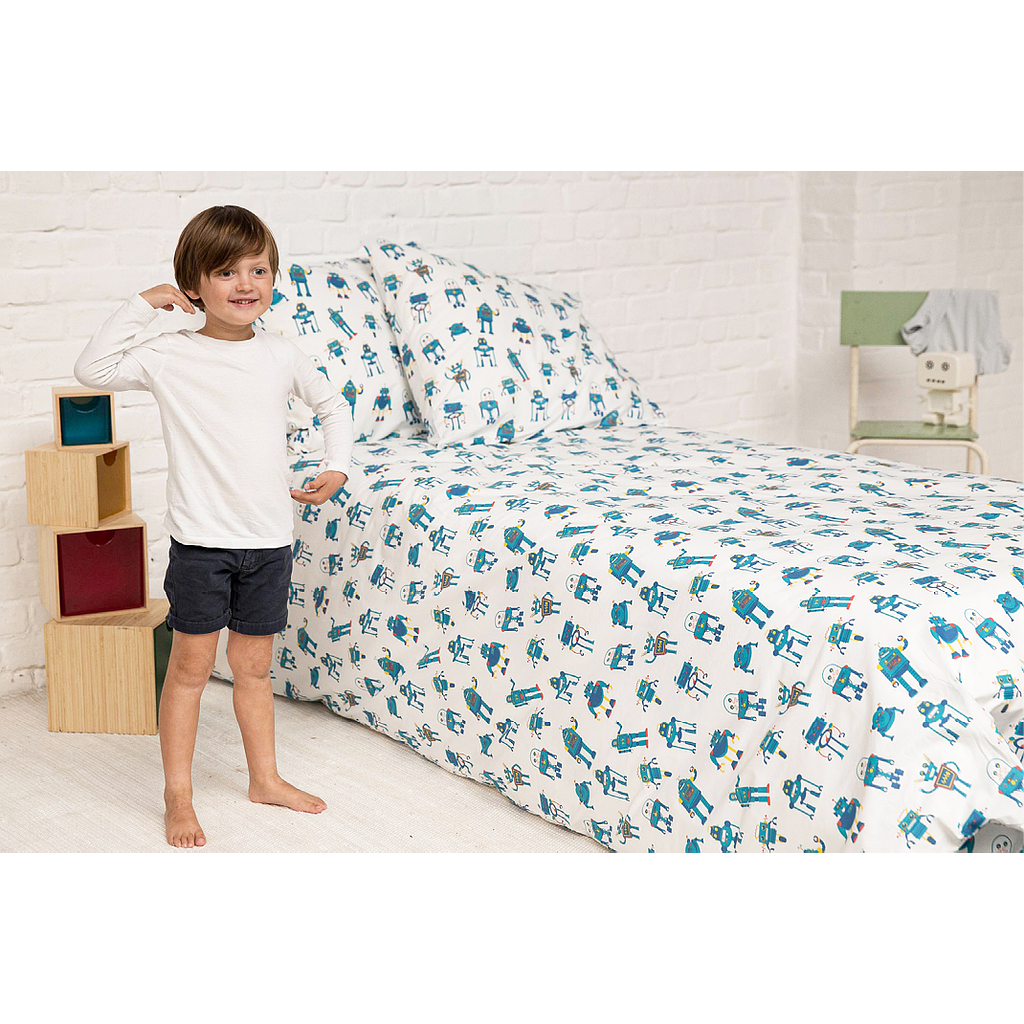 Robots overtrek katoen